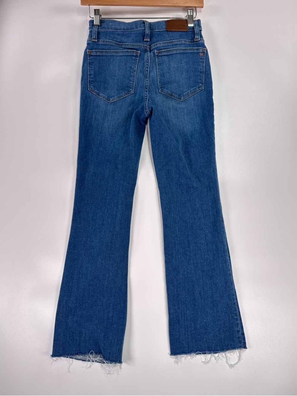 Madewell Cali Demi Boot Jeans High Rise Exposed Button Fly 24 - Picture 3 of 12